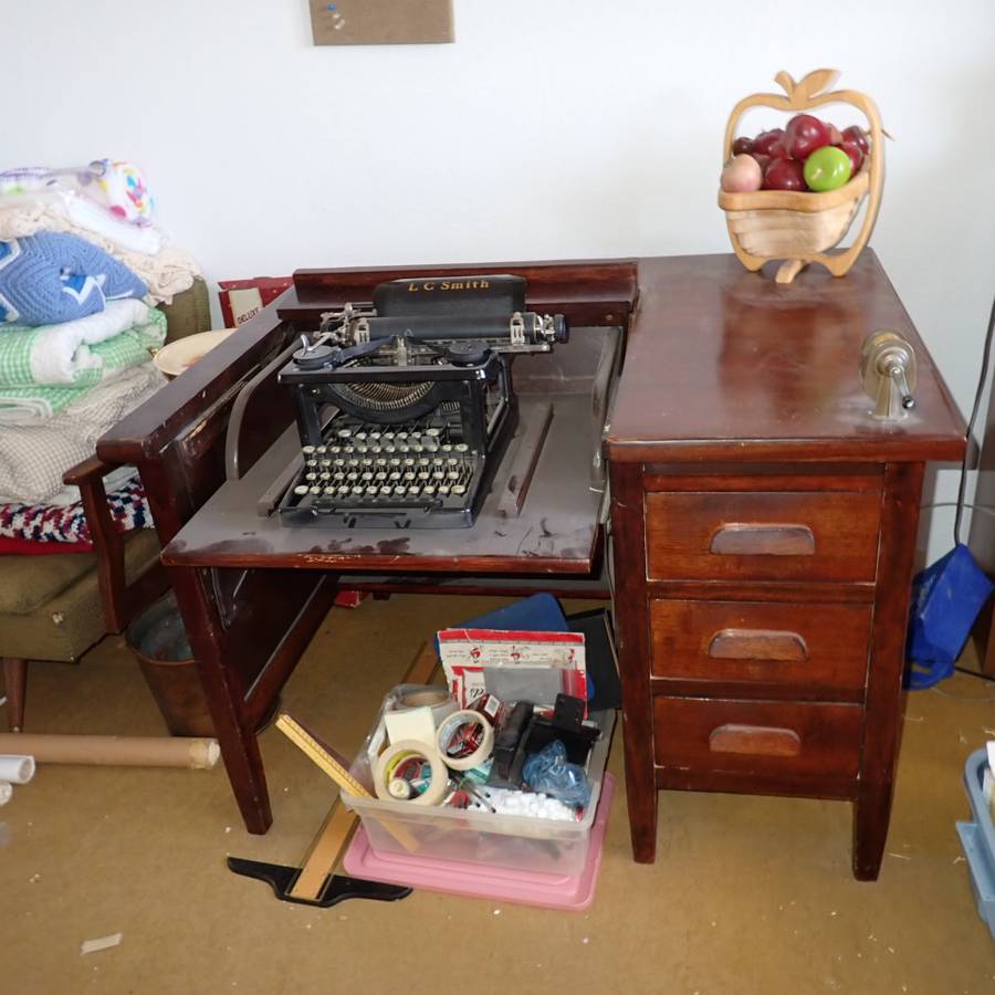 antique typewriter desk for sale