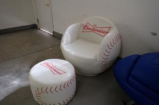 Budweiser best sale baseball chair