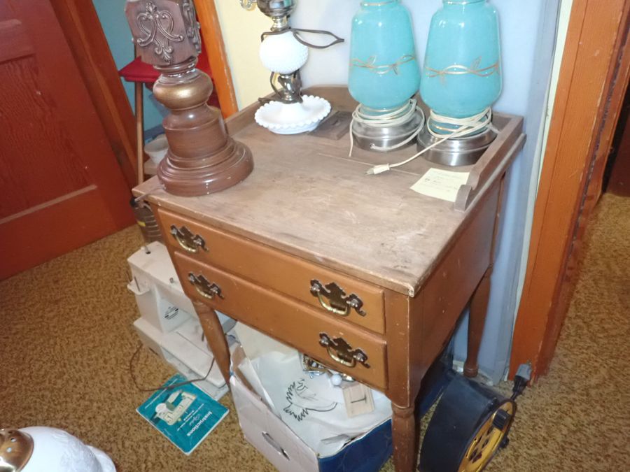 Vintage Ethan Allen maple nightstand by Baumritter My Auction Addiction Estate Sales