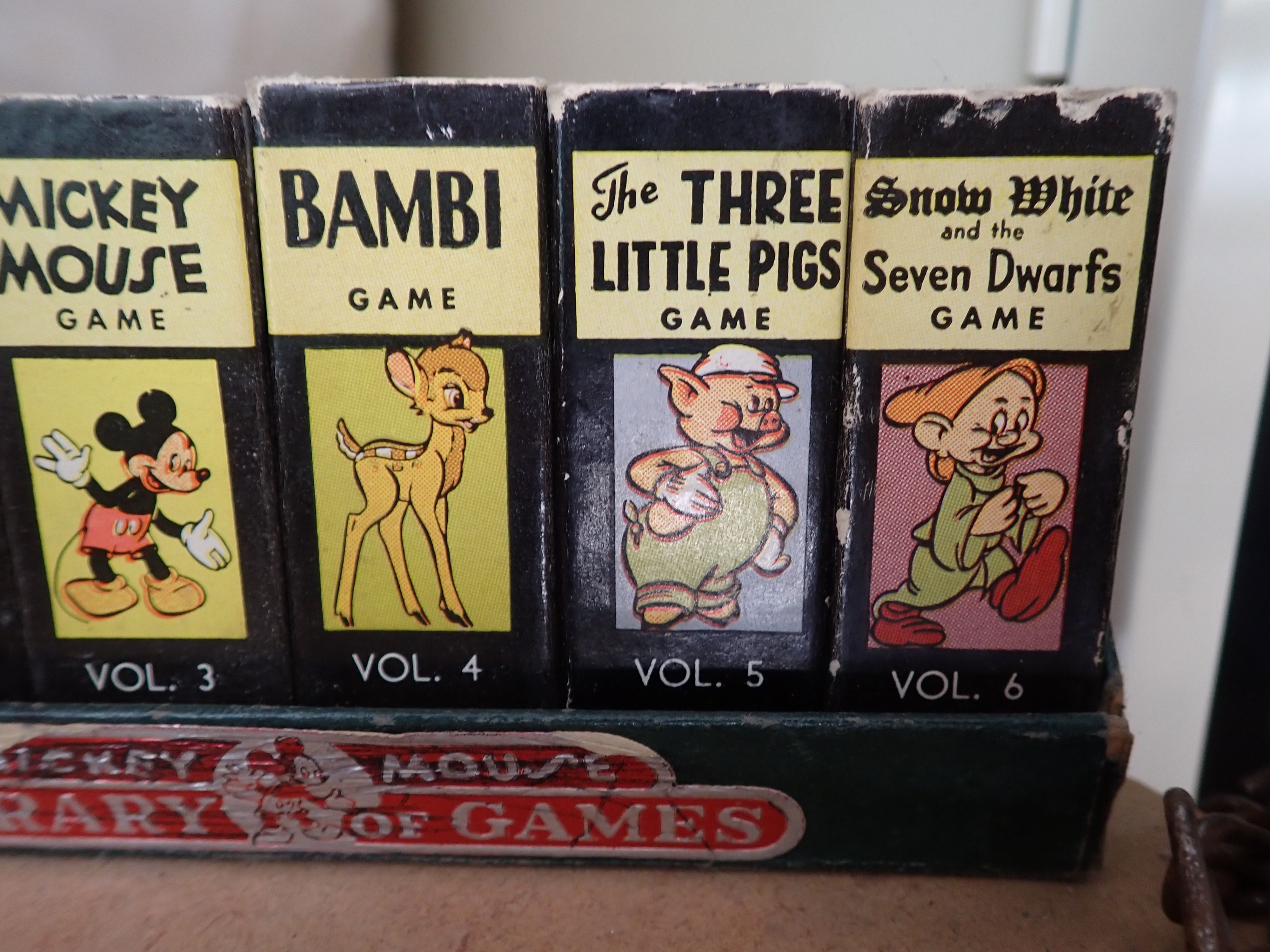 Vintage 1946 Disney Mickey Mouse Library of Card Games | My