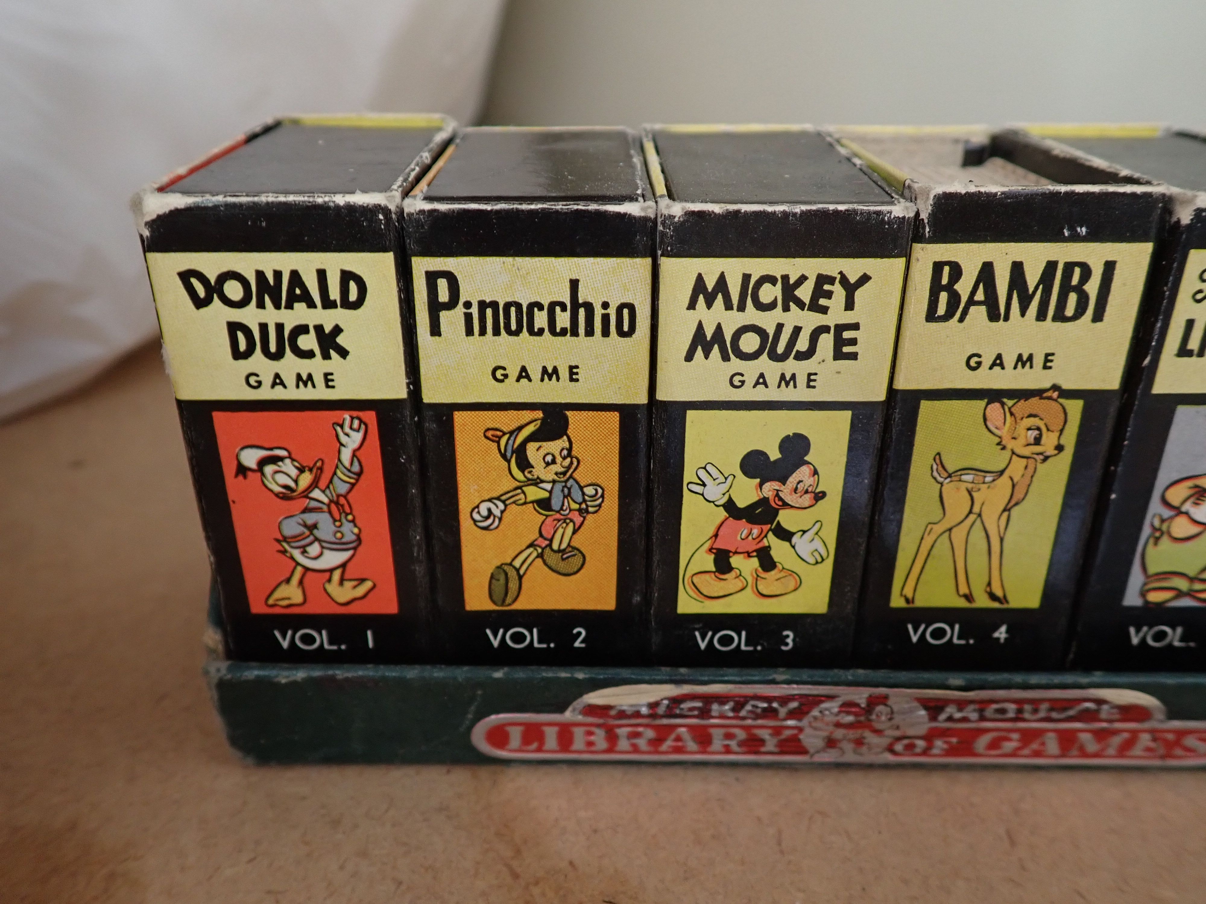 Vintage 1946 Disney Mickey Mouse Library of Card Games | My